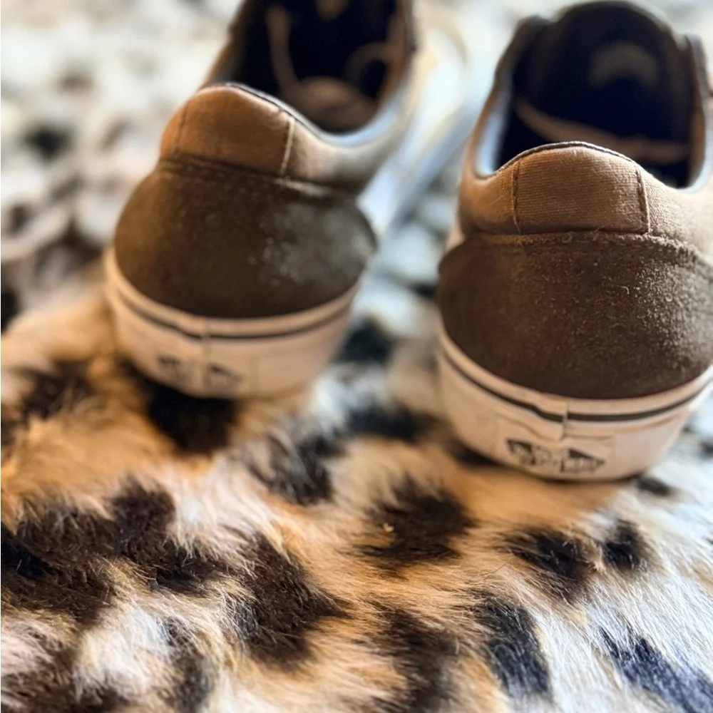 Vans Olive Suede Sneakers - Picture 4 of 4